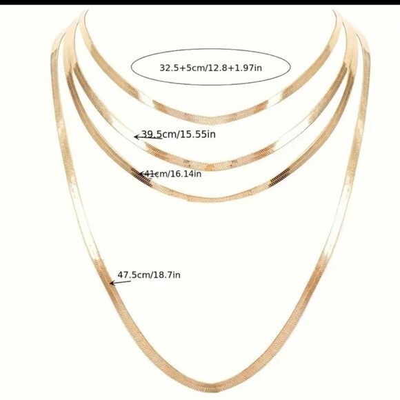 Multi-layer Retro Golden Snake Bone Chain Necklace for Women - Picture 4 of 6